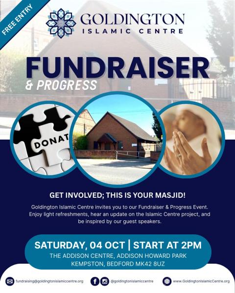 Fundraiser in progress